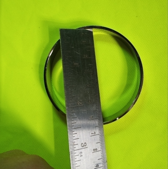 Silvertone rough textured Bangle bracelet - Picture 2 of 4